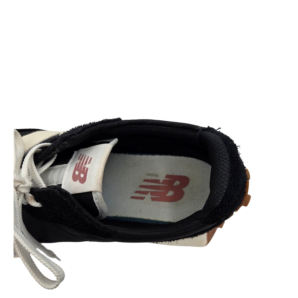 New Balance 327 Womens Black White Suede Nylon Retro Running Shoes WS327KC - Picture 8 of 9